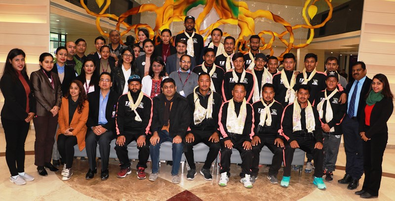 पारस खड्का नेतृत्वको विराटनगर वारियर्सलाई पोषण, चोटपटक र त्यसको उपचारबारे  प्रशिक्षण