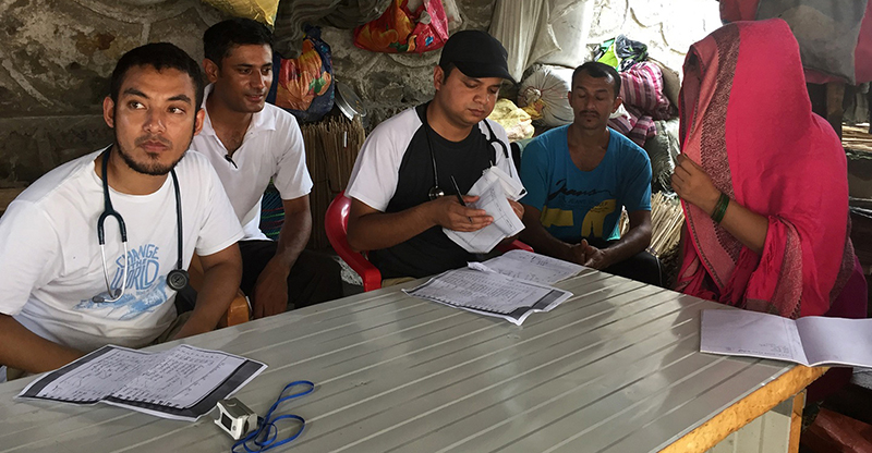 स्वास्थ्य शिबिरमा ३ सयभन्दा बढीको निःशुल्क जाँच