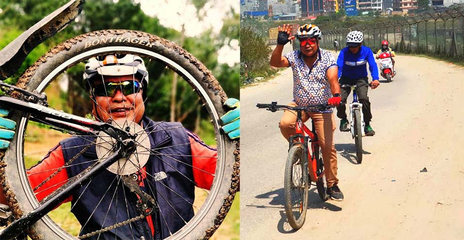 'साइकल चलाएपछि अरु व्यायामको आवश्यकता परेको छैन'