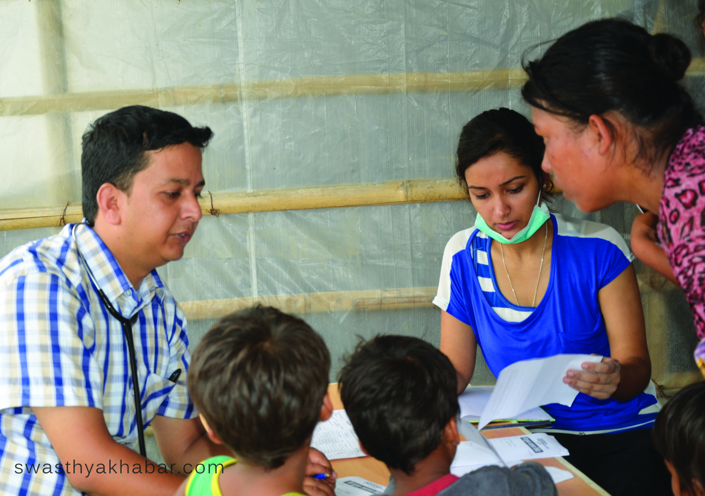 शिवपुरी निकुञ्जबीचको गाउँमा निःशुल्क स्वास्थ्य शिविर