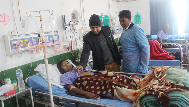 भेरी अञ्चल अस्पतालमा फरक समूहको रगत चढाउँदा युवतीको दुवै मिर्गौला फेल