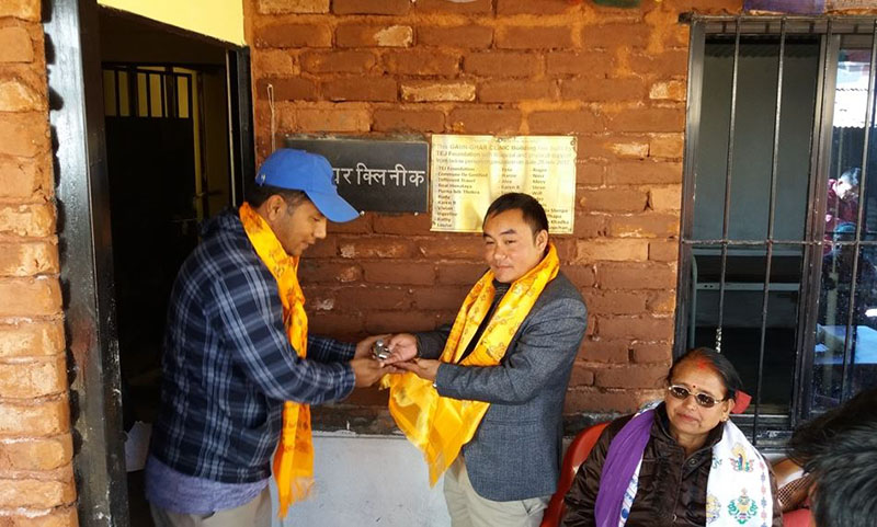 रसुवाको विकट गाउँ सर्स्युङमा 'गाउँघर क्लिनिक' बन्यो