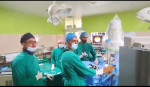 नेपाल मेडिकल कलेजमा  इन्डोस्कोपिक कम्बाइन्ड इन्ट्रारेनल सर्जरीबाट निकालियाे मिर्गाैलाकाे पत्थरी