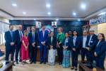 जर्मनीको प्रतिनिधिमण्डलद्वारा स्वास्थ्य तथा खाद्य स्वच्छता मन्त्री मेहतासँग शिष्टाचार भेट
