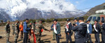 नेपाली सेनाको हिमाल सफाइ टोली नाम्चेबाट अघि बढ्यो