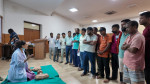नेशनल मेडिकल कलेजमा एम्बुलेन्स चालकहरूका लागि आधारभूत जीवनरक्षा तालिम