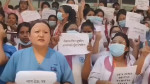 तलबसुविधाका विषयमा पोखरा मणिपालबाट उठेको नर्सहरुको आन्दोलन फैलियो विराटनगर