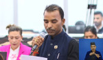 सांसद कर्णले संसदमा भने– महिलासँग २ हजार ५ सय मात्रै भएकाले भर्ना पाइनन्