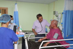 नेपाल मेडिकल कलेजमा गरियो ८० वर्षीय बृद्धको सफलतापूर्वक एन्जियोप्लास्टी