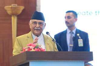 प्रधानमन्त्रीले भने -  समयमा विवाह गरेर ३० वर्षभित्र ३ सन्तान जन्माउनु