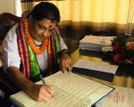 महानिर्देशक डा पोखरेलद्वारा पदबहाली