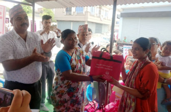 तिलोत्तमा नगरपालिका: गर्भवती र बालबालिकालाई पौष्टिक आहार