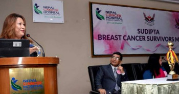 क्यान्सर विजेताहरुको र्‍याम्पको तयारी