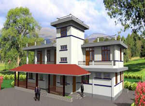 झापा: छ करोड ६७ लाखमा बन्यो स्वास्थ्य केन्द्र भवन