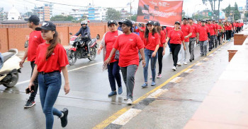 विश्व मुटु दिवसको अवसरमा नर्भिकको प्रभातफेरी