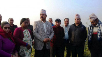 तिलोत्तमाको दल्कामा सहरी स्वास्थ्य केन्द्र भवन शिलन्यास 