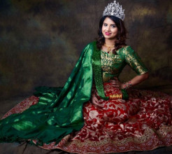 मिसेस युनिभर्स २०१९ मा नर्स बिनुले नेपालको प्रतिनिधित्व गर्दै