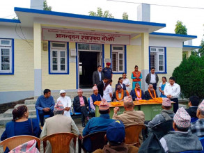 आनन्दवन स्वास्थ्य चौकी १५ शय्याको अस्पतालमा परिणत हुँदै