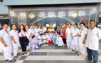विपी कोइराला स्वास्थ्य विज्ञान प्रतिष्ठान धरानमा अन्तर्राष्ट्रिय नर्सिङ दिवस मनाइयो
