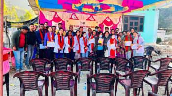 रिद्धि सिद्धि सिमेन्टद्वारा एकदिने निःशुल्क स्वास्थ्य शिविर सम्पन्न