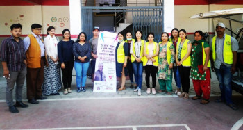 गगन थापाको अगुवाइमा  ज्ञानेश्वरमा स्तन र पाठेघर क्यान्सरको शिविर हुँदै