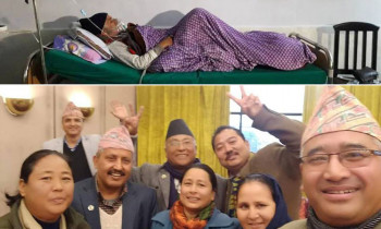 दुई फरक दृष्य : जसका कारण विधेयक बन्यो उनी अनसनमै, सांसदहरुको सेल्फी