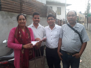 कलेजो प्रत्यारोपण गरेका स्वास्थ्यकर्मी रावललाई आर्थिक सहयोग