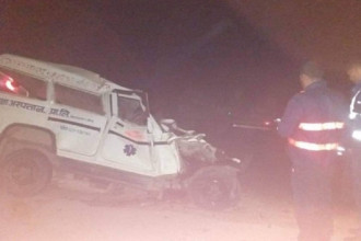 एम्बुलेन्स र मोटरसाइकल आपसमा ठोक्किँदा दुई जनाको मृत्यु