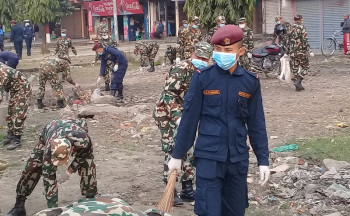 स्थापना दिवसमा प्रदेश ५ ले गर्यो‍ सरसफाइ