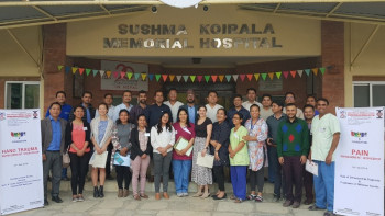 सुष्मा कोइराला मेमोरियल अस्पतालमा ह्यान्ड ट्रमा म्यानेजमेन्ट कार्यशाला