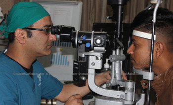 आँखाको लेजर शल्यक्रियापछि क्रिकेटर सन्दीपले भने- दृष्टिमा सुधार आयो