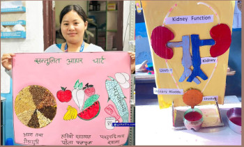 गल्कोटमा पोषण सप्ताह  : प्रदर्शनीका साथै विद्यार्थीको सृजनशीलता र जनचेतनामा जोड