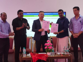 भारतको माइन्डस् र कान्तिपुर डेन्टल कलेजबीच समझदारी पत्रमा हस्ताक्षर