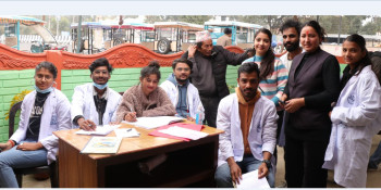 नेपालगञ्ज आयुर्वेद जनरल हस्पिटल उद्घाटनको अवसरमा स्वास्थ्य शिविर