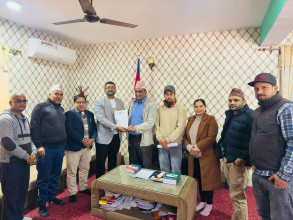 कर्णालीमा प्रयोगशाला सेवाको सुधारका लागि मन्त्री  समक्ष मेलानको ध्यानाकर्षण पत्र