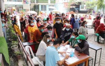 गोकर्णेश्वरमा केएमसीको निःशुल्क स्वास्थ्य शिविर
