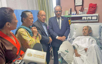 विश्व कीर्तिमानी आरोही तामाङको स्वास्थ्यस्थिति बुझ्न प्रचण्ड अस्पतालमा, सहयोग दिलाउने आश्वासन