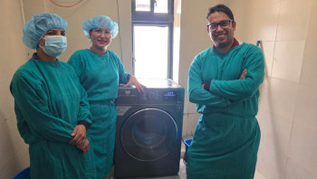 बयालपाटा अस्पताललाई रोटरी क्लब ग्रिनल्याण्डद्वारा वासिङ मेसिन सहयोग