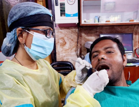 नगरपालिकाका १५ शय्याका अस्पतालमा  दरबन्दी माग गर्दै दन्त चिकित्सक आन्दोलित