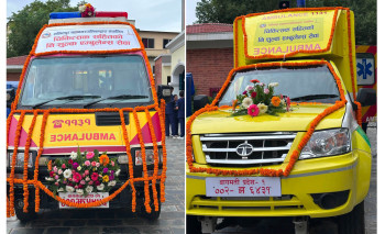 ललितपुरमा चिकित्सकसहितको एम्बुलेन्स सेवा सुरु