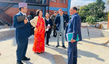 राष्ट्रिय आयुर्वेद पञ्चकर्म तथा योग सेवा केन्द्रमा स्वास्थ्य मन्त्रीको निरीक्षण