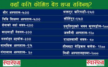 उपत्यकामा तत्कालै थप्न सकिन्छ यी संस्थामा ५००० कोभिड शय्या