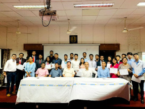 बीपी स्वास्थ्य विज्ञान प्रतिष्ठान विद्यार्थी कल्याण समाजको अध्यक्षमा रजक 
