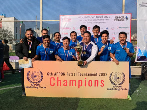 छैटौँ  एपोन फुटसल प्रतियोगिताको उपाधि एशियन फर्मास्युटिकल्सलाई