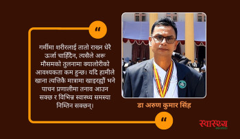 गर्मीका महिनामा स्वस्थ जीवनशैली : तपाईँको शरीरलाई चिसो र सक्रिय कसरी राख्ने?