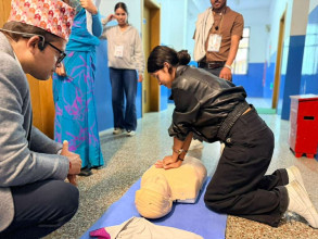 दरबार हाई स्कुलमा आकस्मिक सामुदायिक रेस्पोन्स टुलकिट एपको उद्घाटन