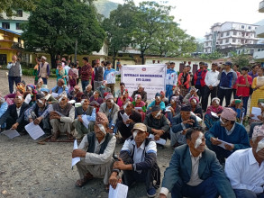 दार्चुलामा संचालित आँखा शिविरमा तीन हजार चार सय बढीले सेवा लिए 