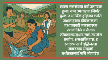 धारा फुटेको गाउँ र हाम्रो स्वास्थ्य: जनस्वास्थ्य नै राष्ट्रिय सम्पत्ति