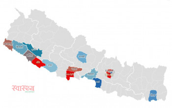 यी हुन् २०० भन्दा बढी संक्रमित रहेका १५ जिल्ला, १० जिल्लामा ५०० नाघ्यो