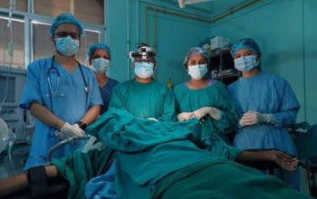राप्ति स्वास्थ्य विज्ञान प्रतिष्ठानमा आँखाको क्यान्सरको सफल शल्यक्रिया